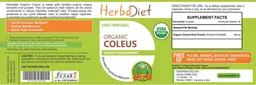 Label for Organic Coleus