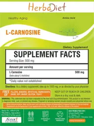 Label for L-Carnosine Powder