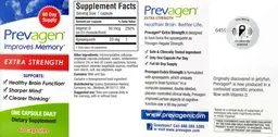 Label for Prevagen Extra Strength