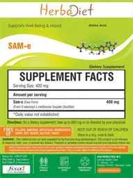 Label for SAM-e Powder