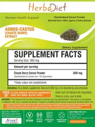Label for Agnus-Castus (Chaste Berry) Extract Powder