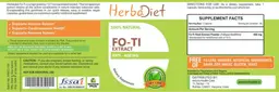 Label for Fo-Ti Extract
