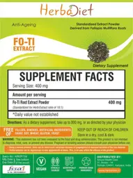 Label for Fo-Ti Extract Powder