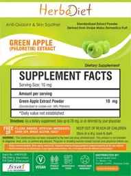 Label for Green Apple (Phloretin) Extract Powder