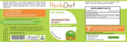 Label for Astaxanthin Extract