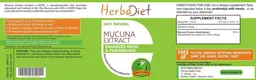 Label for Mucuna Extract