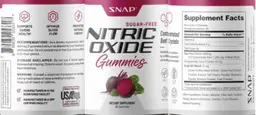 Label for Nitric Oxide Gummies