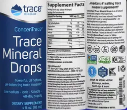 Label for ConcenTrace Trace Mineral Drops