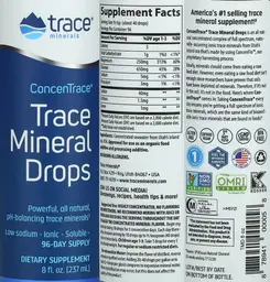 Label for ConcenTrace Trace Mineral Drops