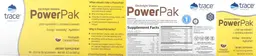 Label for PowerPak Pineapple Coconut Flavor