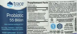 Label for Probiotic 55 Billion