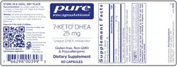 7-Keto DHEA 25 mg
