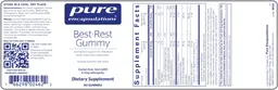 Best-Rest Gummy Natural Raspberry-Tea Fl