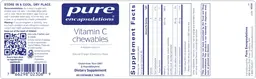 Vitamin C Chewables Natural Orange-Straw