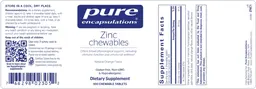 Zinc Chewables Natural Orange Flavor