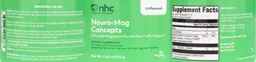 Label for Neuro-Mag Concepts Unflavored