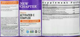 Label for Fermented Activated C Complex