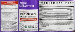 Label for Bone Strength Take Care Slim Tabs
