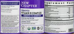 Label for Vitamin B Complex