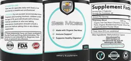 Label for Sea Moss