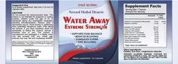 Label for Water Away Extreme Strength