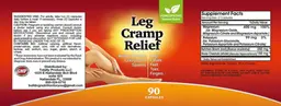 Label for Leg Cramp Relief