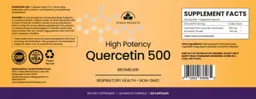 Label for Quercetin 500