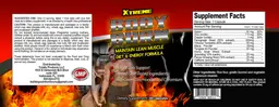 Label for Xtreme Body Burn