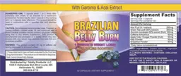 Label for Brazilian Belly Burn