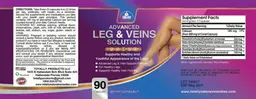Label for Advanced Leg & Veins Solution