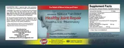 Label for Healthy Joint Repair