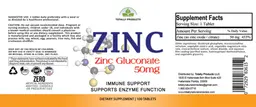 Label for Zinc 50 mg