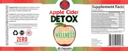 Label for Apple Cider Detox
