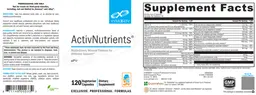 Label for ActivNutrients