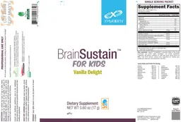 Label for BrainSustain for Kids Vanilla Delight