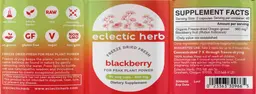 Label for Blackberry 480 mg