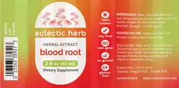 Label for Blood Root