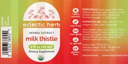 Label for Milk Thistle