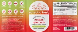 Label for Nettles Quercetin 350 mg