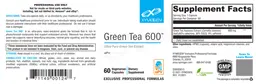 Label for Green Tea 600