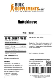 Label for Nattokinase