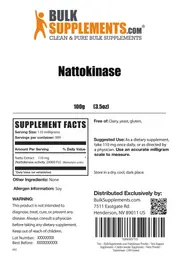 Label for Nattokinase
