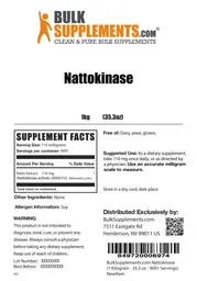 Label for Nattokinase