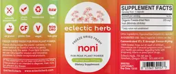 Label for Noni 375 mg