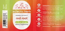 Label for Red Root