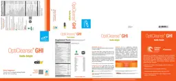 Label for OptiCleanse GHI Vanilla Delight