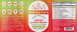 Label for Valerian Passion Flower