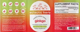 Label for Ginkgo 450 mg