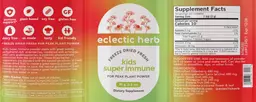 Label for Kids Super Immune
