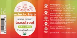 Label for Teasel Root